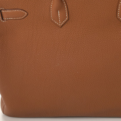 Hermes Togo Birkin 35 Gold 9 of 10