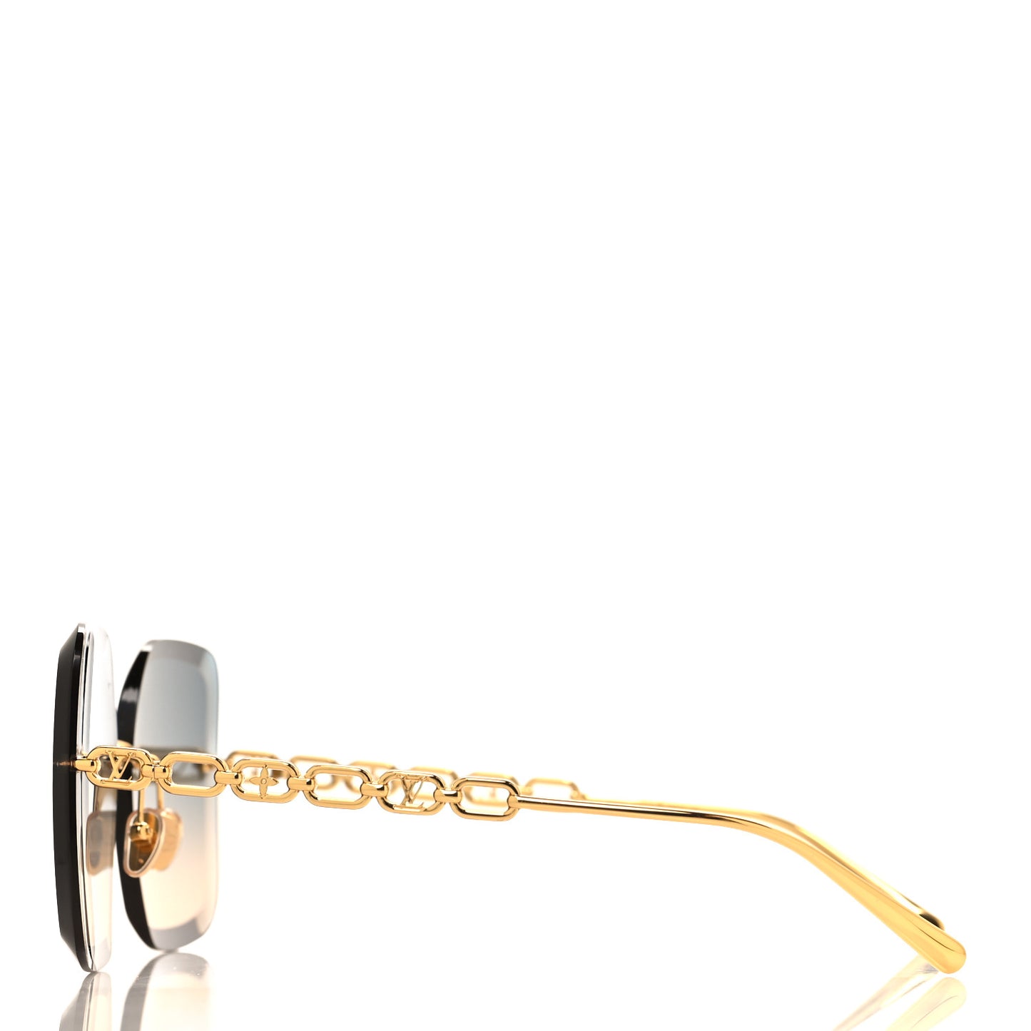 Metal LV Jewel Square Sunglasses Z1860U Gradient Blue