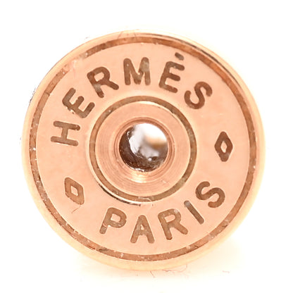 Hermes Rose Gold Lacquered Pop H Earrings Rose Dragee 4 of 6