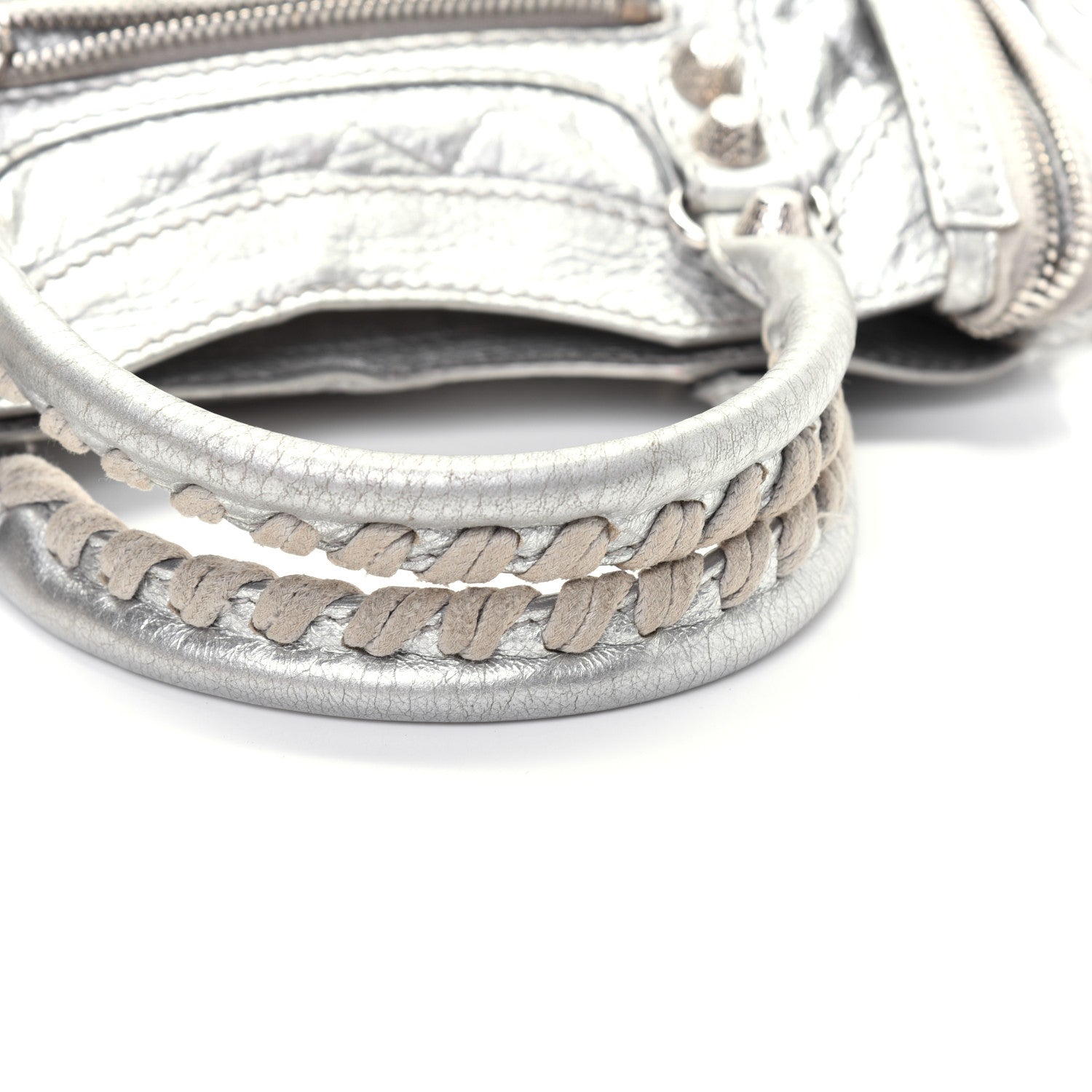 Balenciaga Agneau Giant 12 Silver Hardware Mini City Gris Aluminum 15 of 20