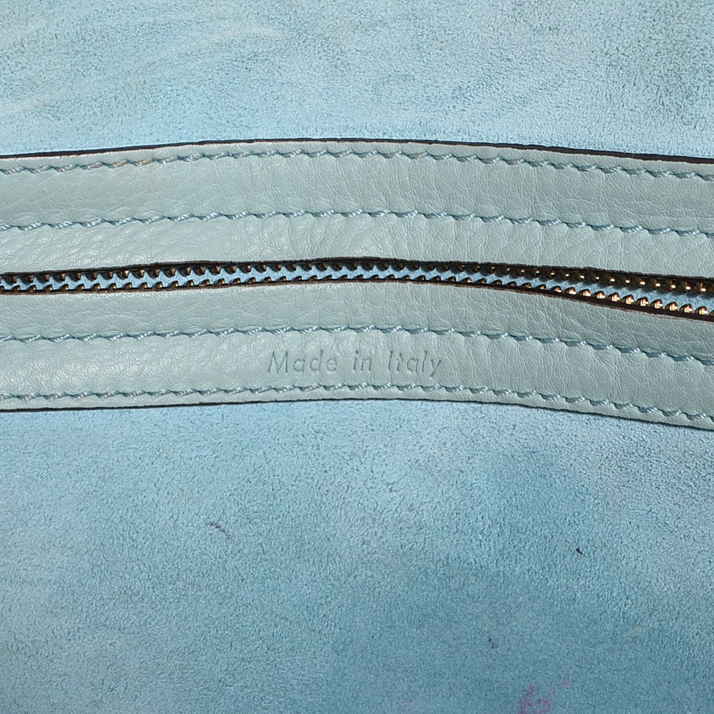 Supple Calfskin Medium Phantom Luggage Glacier