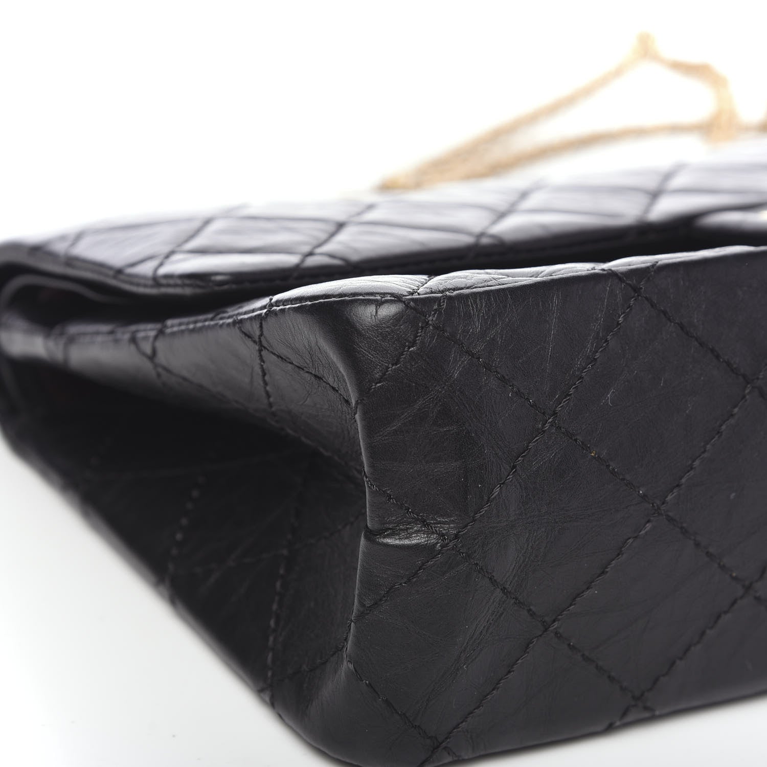 Chanel Aged Calfskin Quilted 2.55 Reissue 226 Flap Black 5 of 10