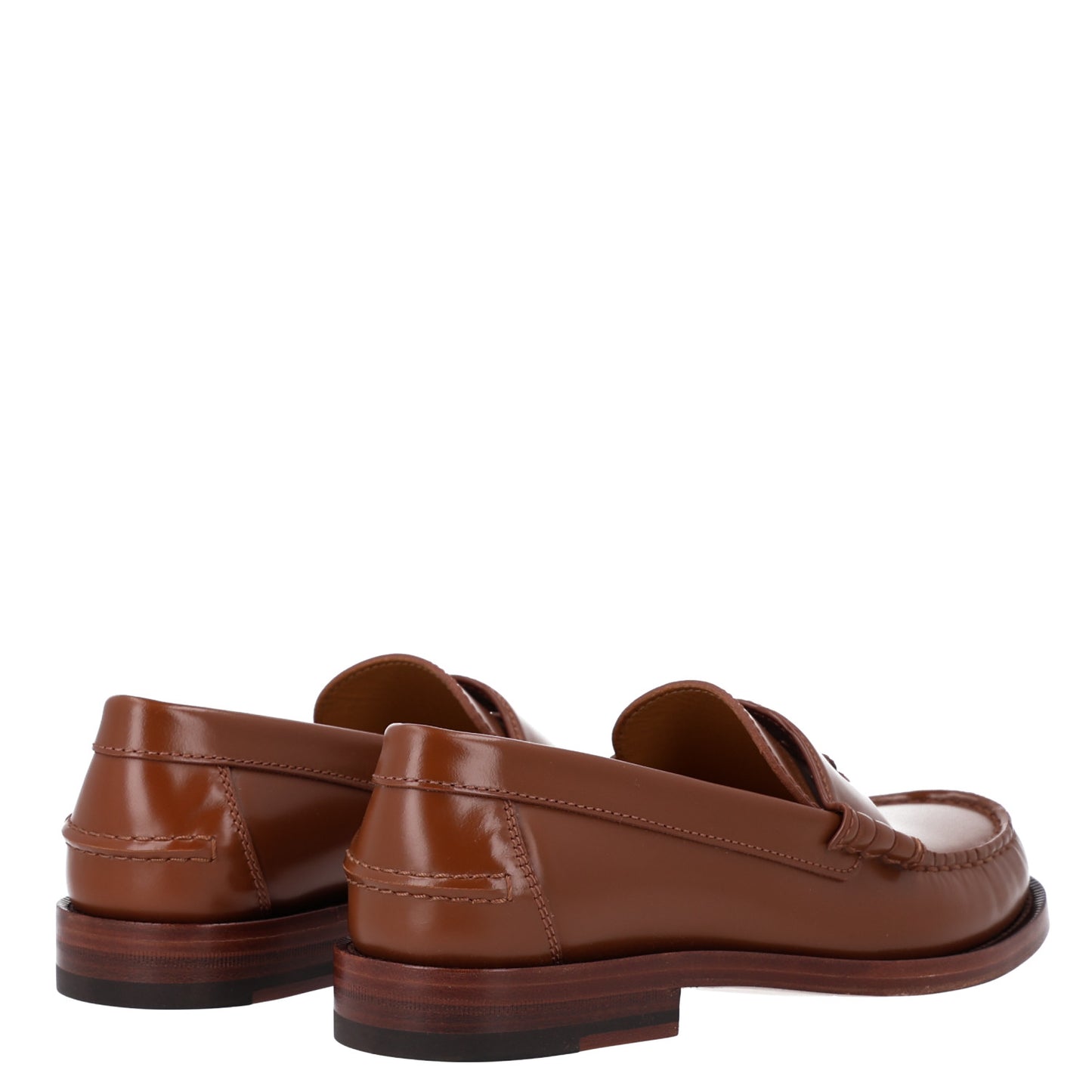 Millennial Ribot Cut Out Interlocking G Loafers 37 Cuir