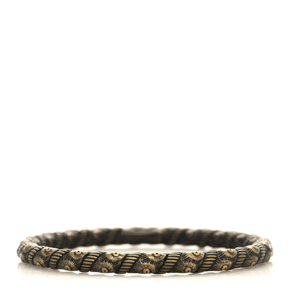 Saint Laurent Twist Bangle Bracelet Brass 1 of 4