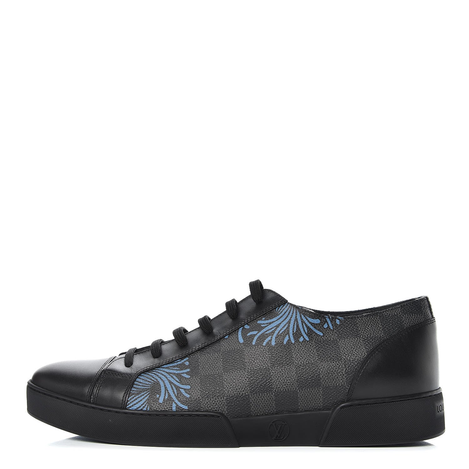 Louis Vuitton Damier Graphite Rope Sneakers 9.5 Blue 1 of 11