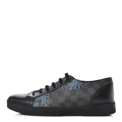 Louis Vuitton Damier Graphite Rope Sneakers 9.5 Blue 1 of 11
