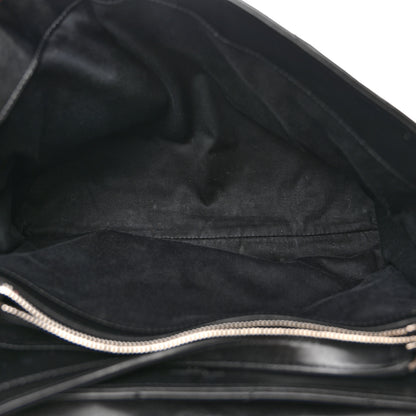 Saint Laurent Calfskin Y Quilted Monogram Large Loulou Chain Satchel Black 6 of 11