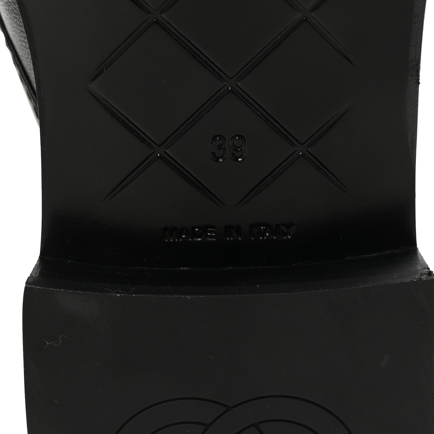 Chanel Lambskin Quilted CC Turnlock Mules 39 Black 7 of 10