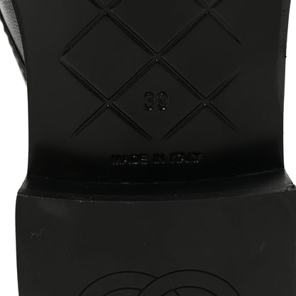 Chanel Lambskin Quilted CC Turnlock Mules 39 Black 7 of 10