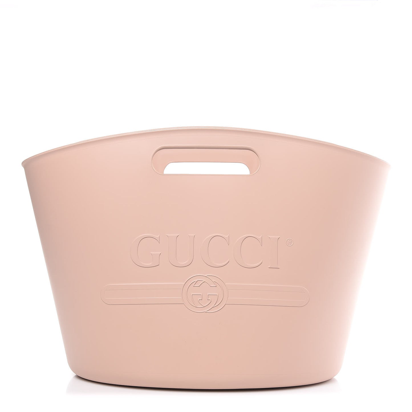 Rubber Oversized Logo Tote Rosa