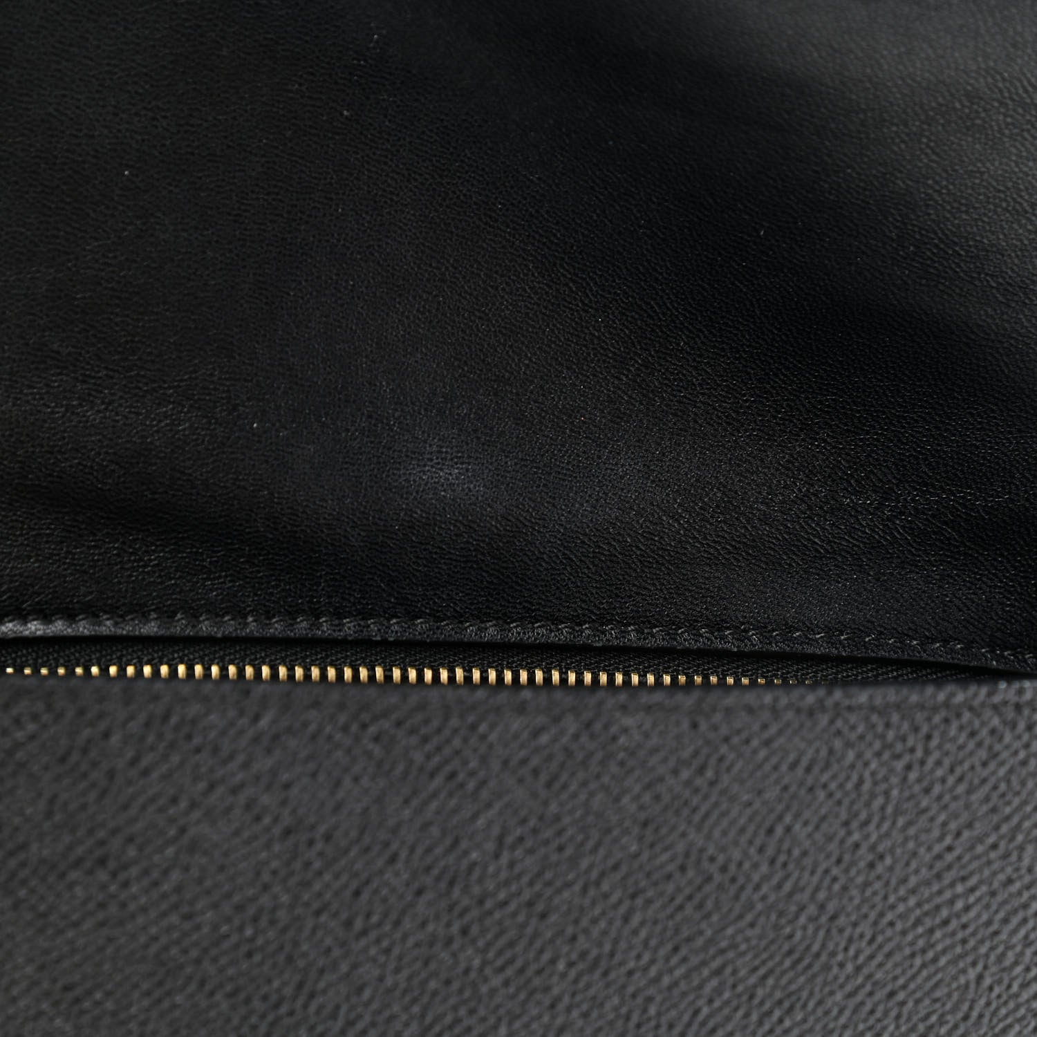 Celine Grained Calfskin Small Trotteur Black 7 of 12