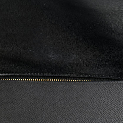 Celine Grained Calfskin Small Trotteur Black 7 of 12