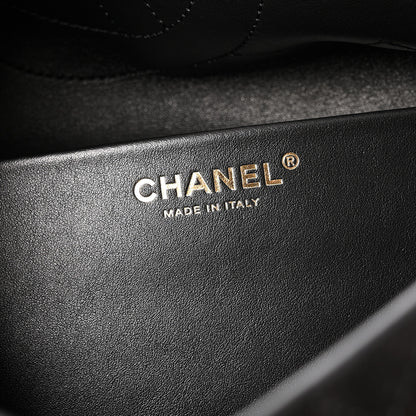 Chanel Suede Calfskin Small Souplissimo Maxi Flap Black 5 of 13