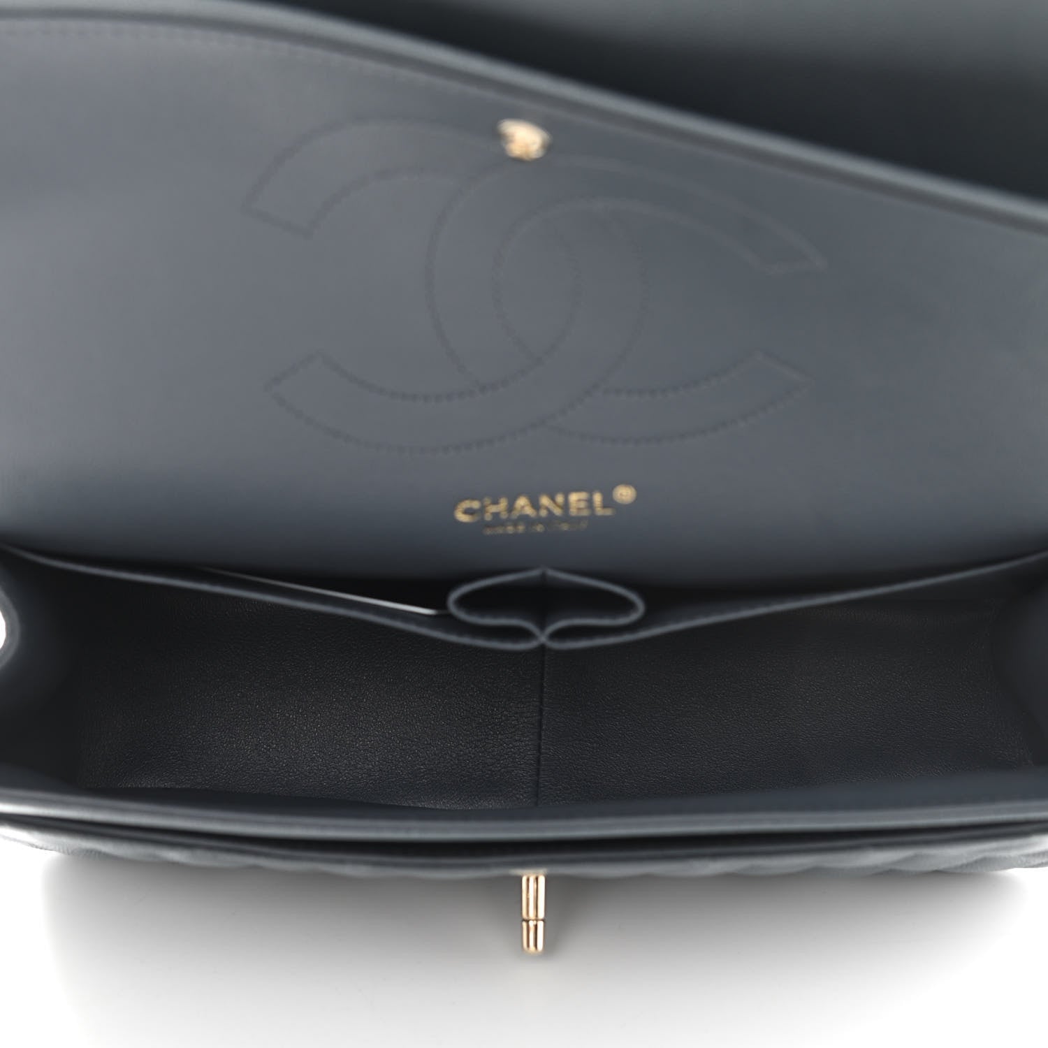 Chanel Caviar Quilted Jumbo Double Flap Grey 5 of 11