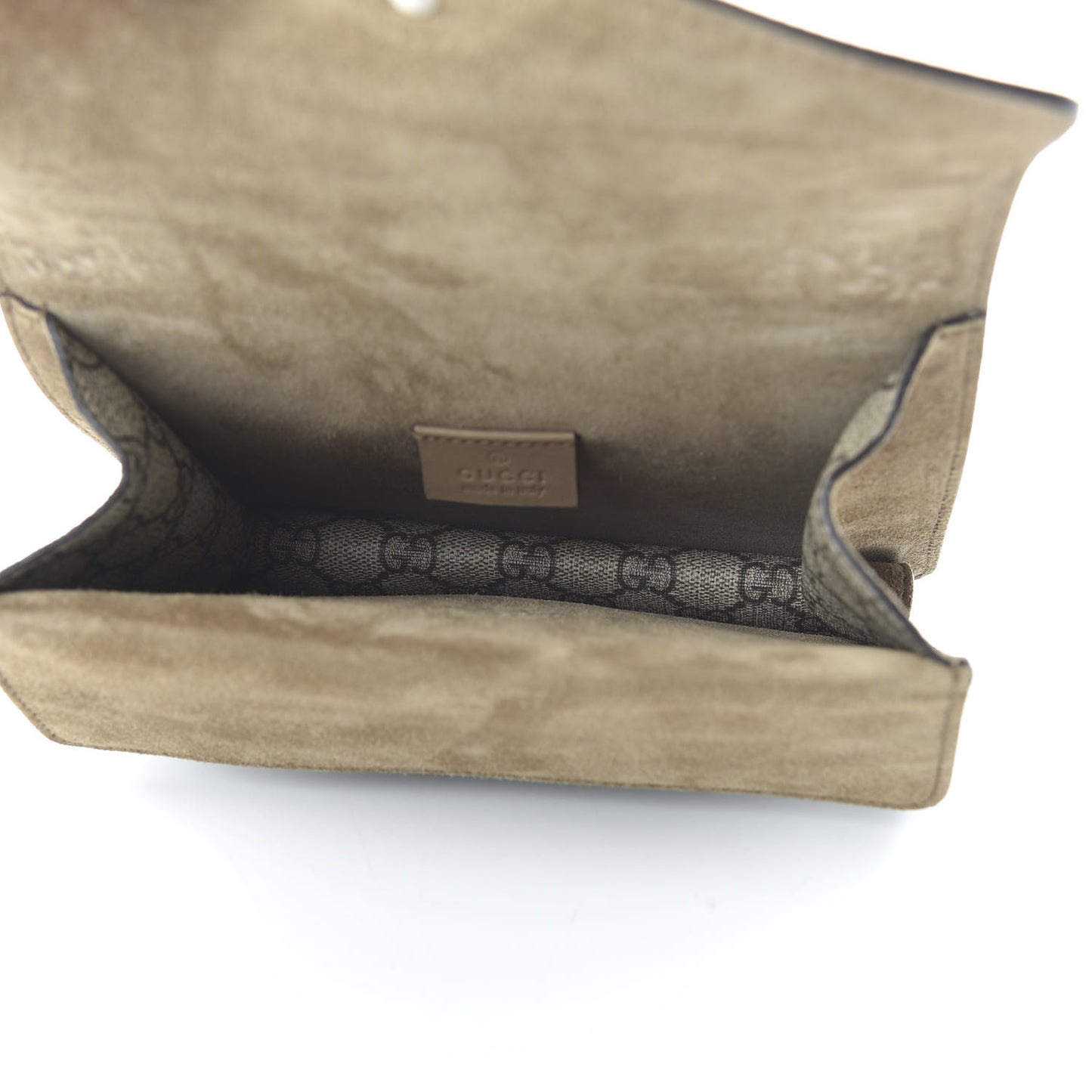 GG Supreme Monogram Mini Dionysus Shoulder Bag Taupe