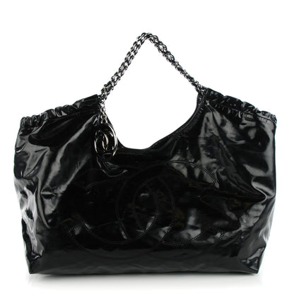 Chanel Vinyl XL Coco Cabas Black 1 of 7