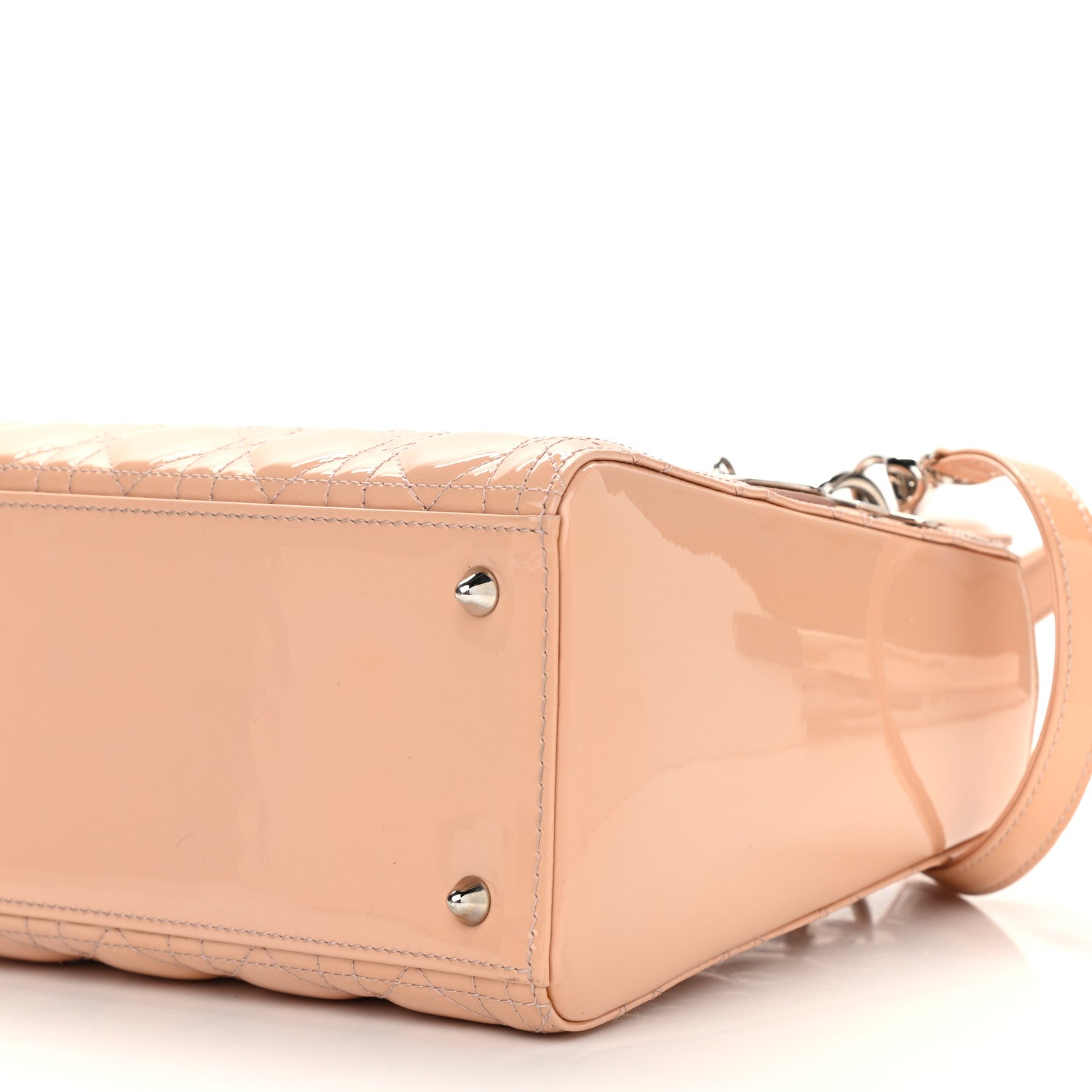 Christian Dior Patent Cannage Medium Lady Dior Light Pink 10 of 12