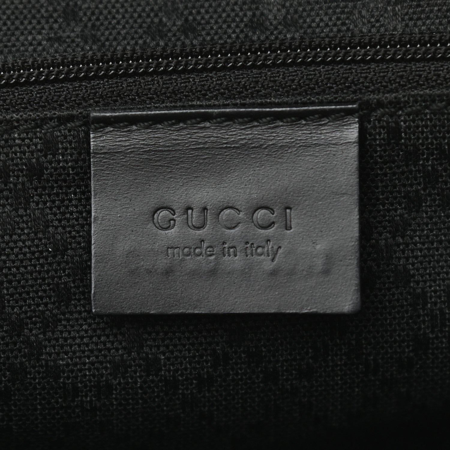 Gucci Nylon Monogram Tote Bag Black 5 of 8