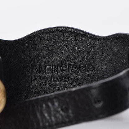 Balenciaga Agneau Arena Giant 12 Gold Hardware M Bracelet Black 5 of 6