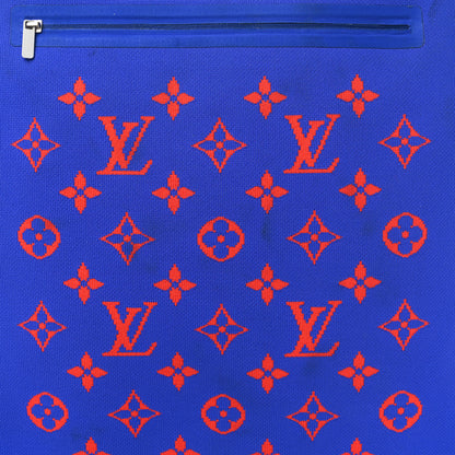 Louis Vuitton Knit Monogram Horizon Soft 55 Suitcase Blue 8 of 12