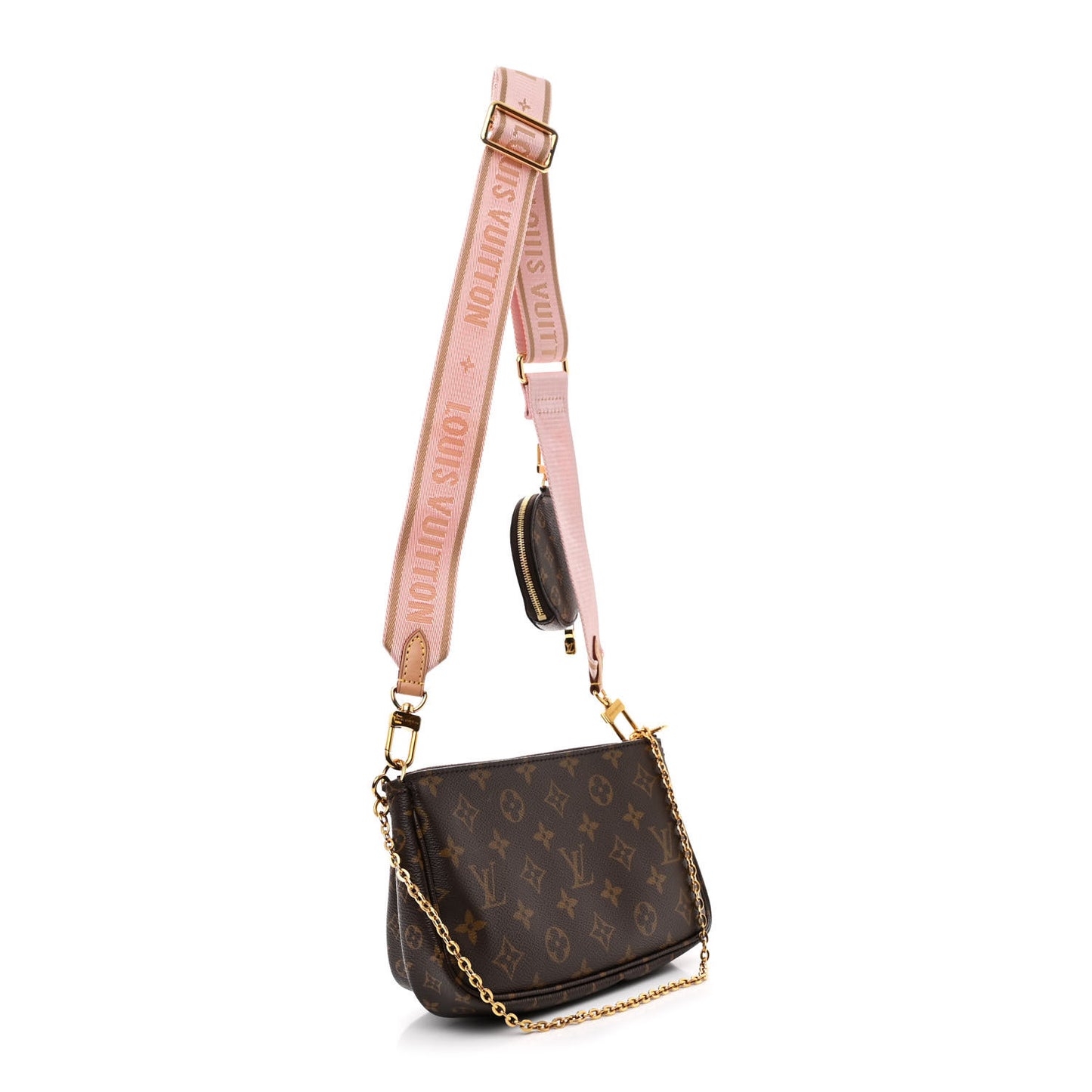 Monogram Multi Pochette Accessories Rose Clair