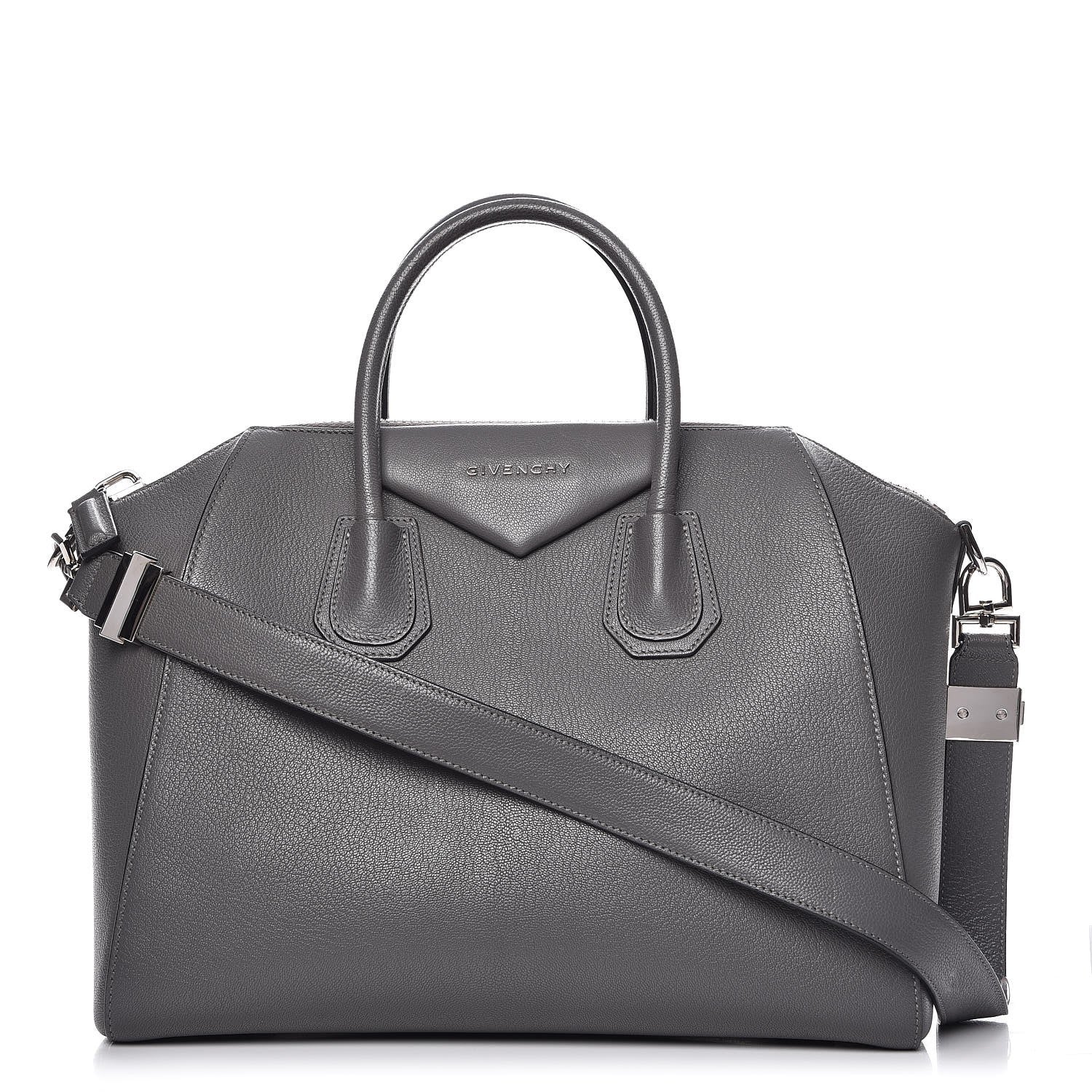 Givenchy Sugar Goatskin Medium Antigona Dark Grey 1 of 10