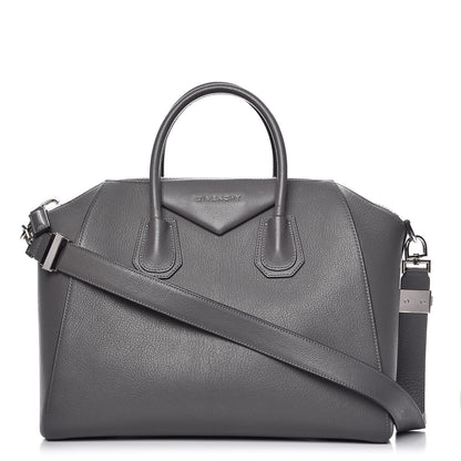 Givenchy Sugar Goatskin Medium Antigona Dark Grey 1 of 10