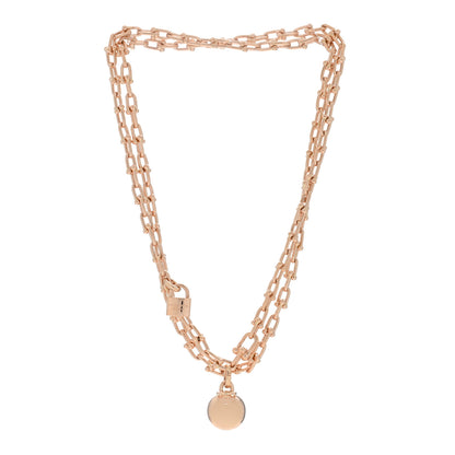 Tiffany 18K Rose Gold HardWear Wrap Necklace 3 of 4