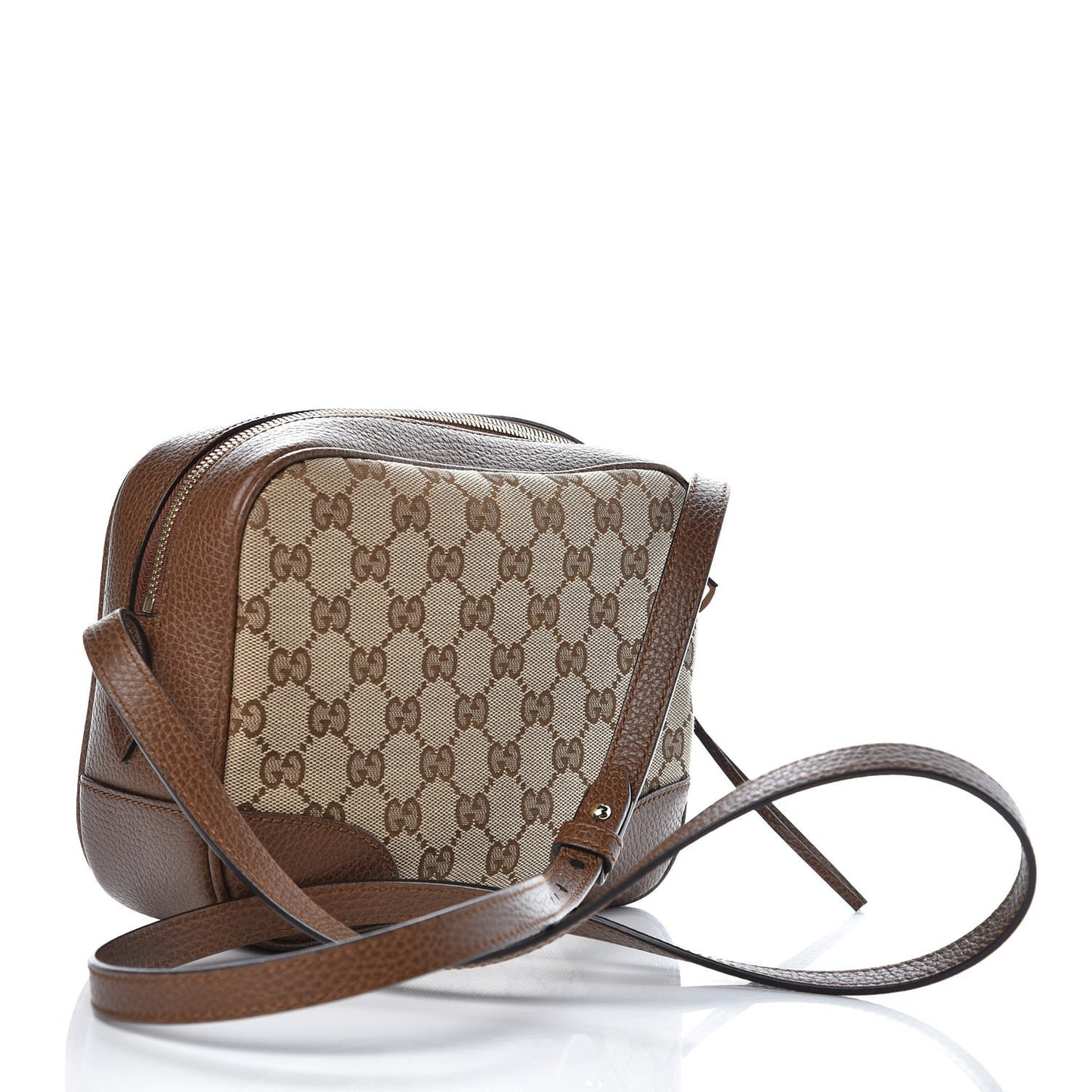 Monogram Mini Bree Messenger Bag Beige Tabacco