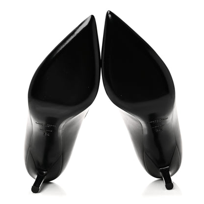 Saint Laurent Calfskin Anja 85 Pumps 36 Manto Naturale 7 of 10