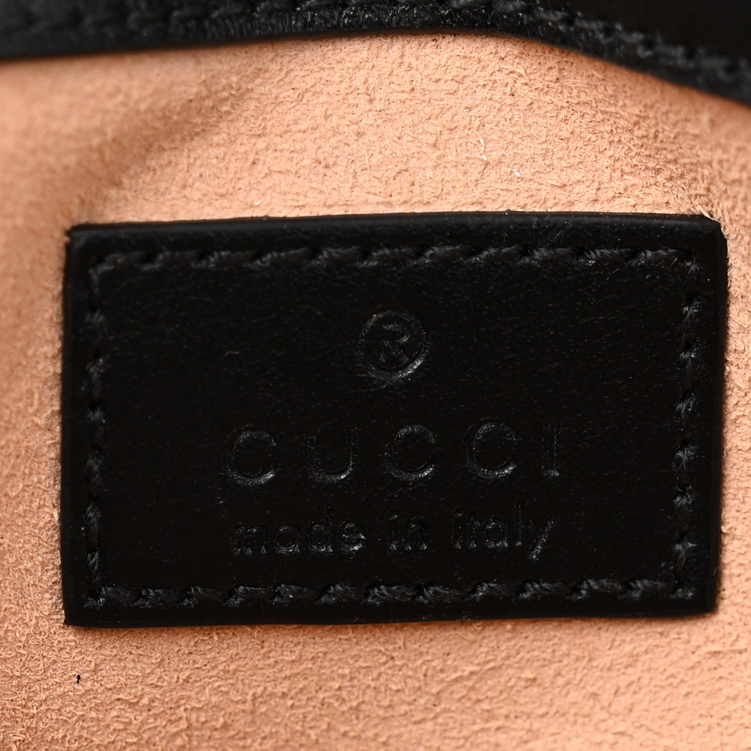 Gucci Calfskin Matelasse Monochrome GG Marmont Chain Belt Bag Black 6 of 13