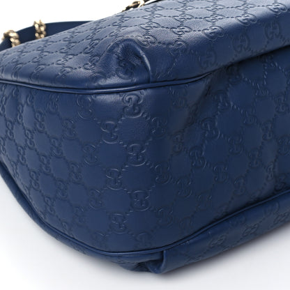 Gucci Guccissima Medium Emily Hobo Blue 10 of 11