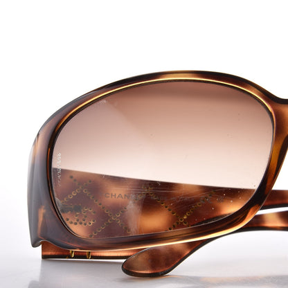 Chanel Crystal CC Logo Sunglasses 5080 B Tortoise 8 of 10