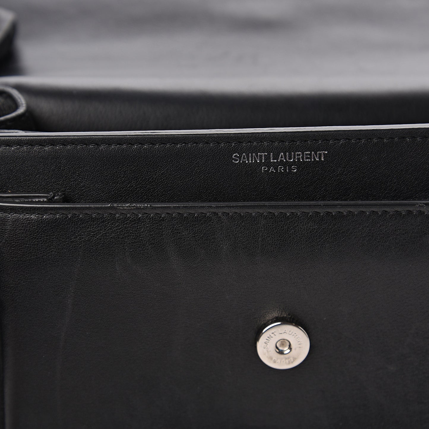 Calfskin Studded Small Monogram Sunset Black