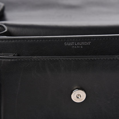 Saint Laurent Calfskin Studded Small Monogram Sunset Black 9 of 12