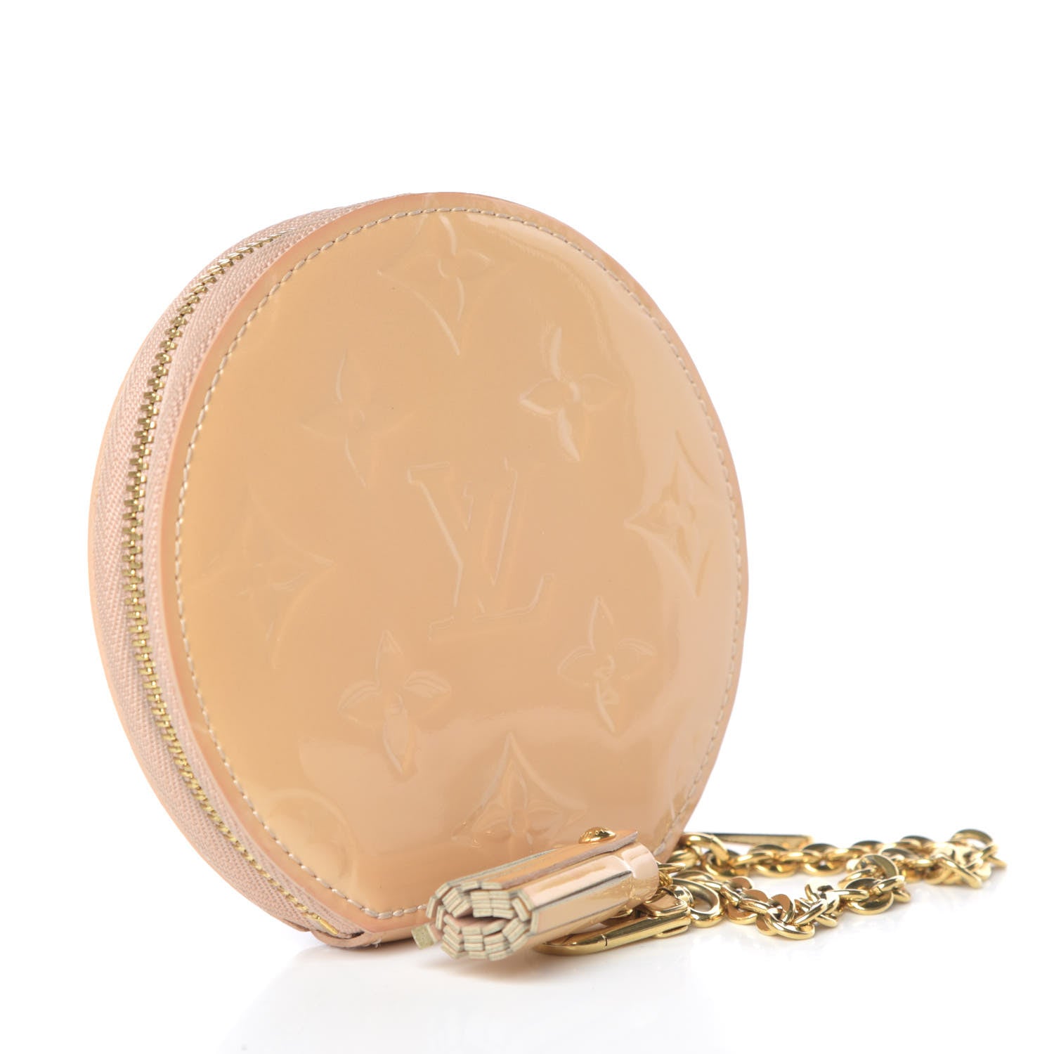 Louis Vuitton Vernis Chapeau Coin Purse Rose Florentin 3 of 9