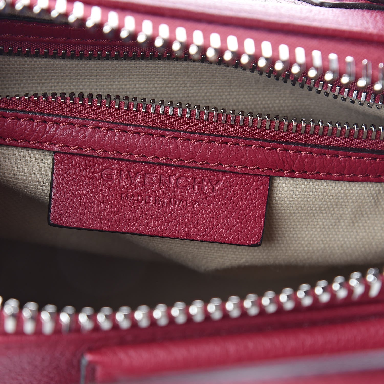 Givenchy Sugar Goatskin Mini Antigona Fig Pink 6 of 10