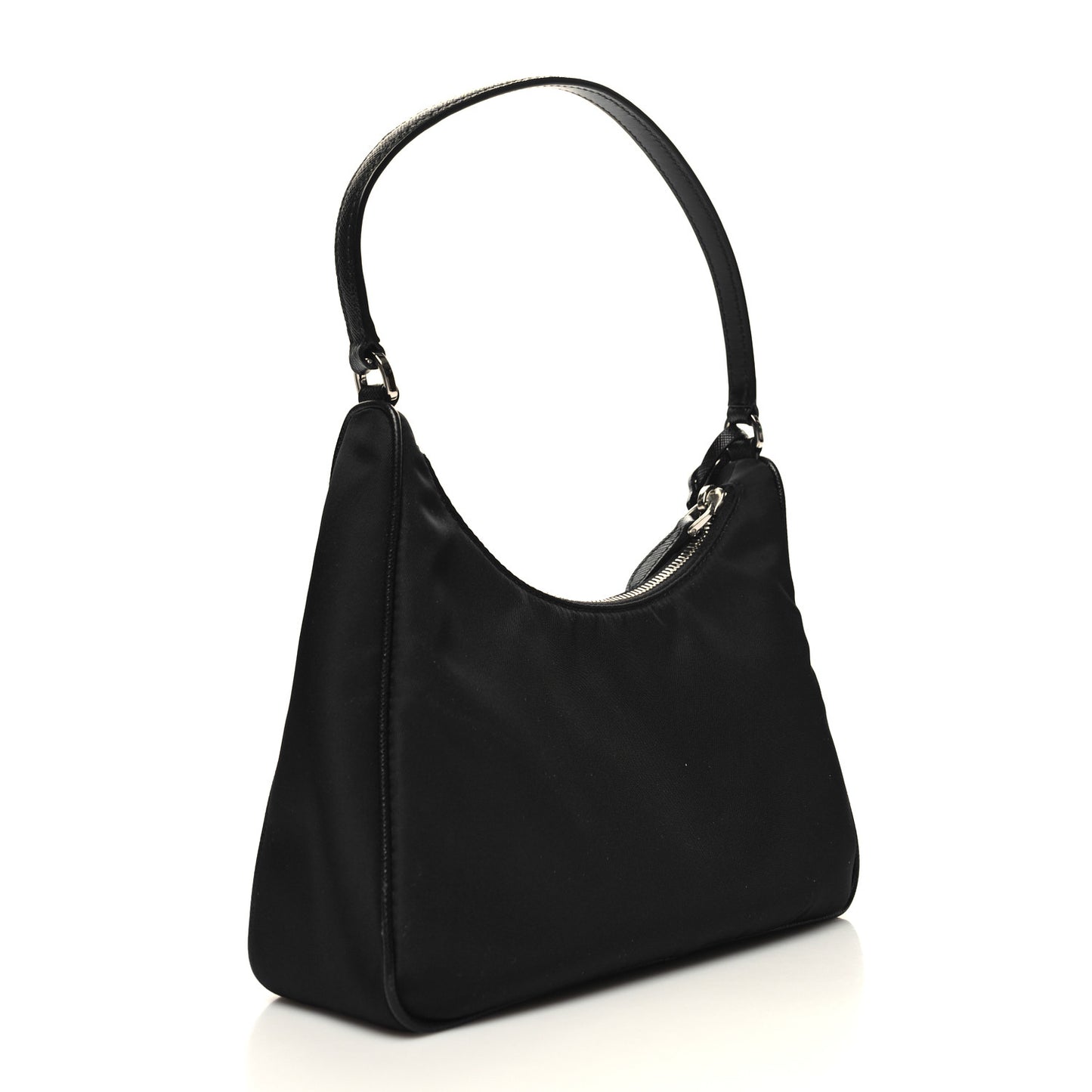 Tessuto Nylon Saffiano Mini Re-Edition 2005 Bag Black