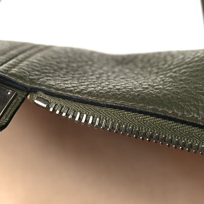 Hermes Taurillon Clemence Victoria 43 Travel Vert Olive 14 of 14