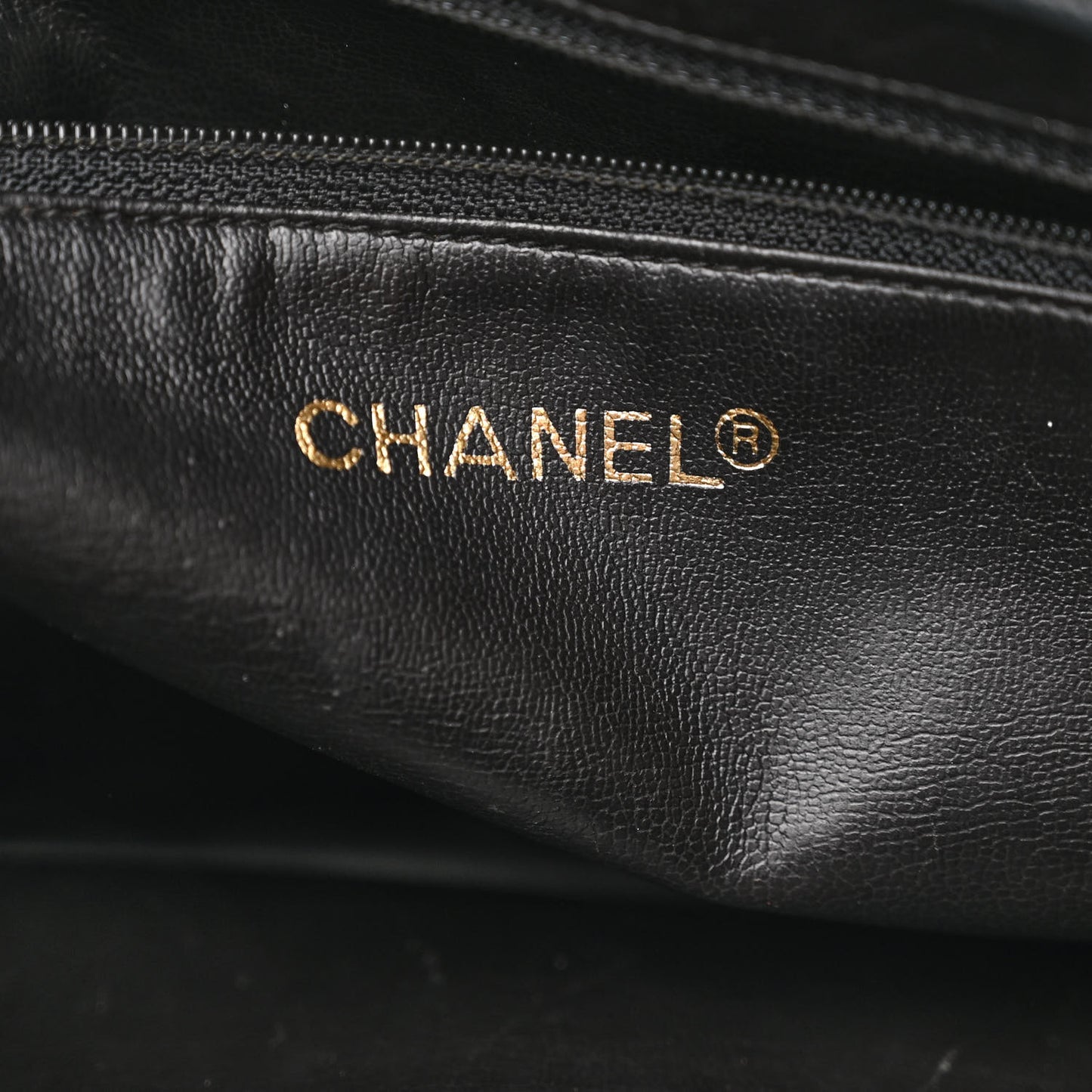Lambskin Quilted Shoulder Bag Black