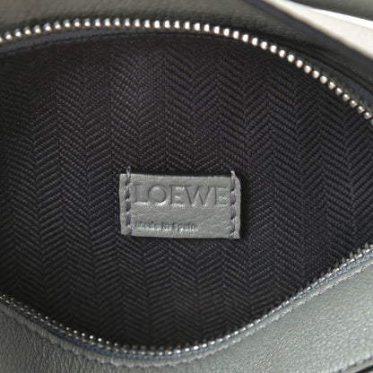 Loewe Metallic Calfskin Mini Puzzle Bag Gunmetal 6 of 10