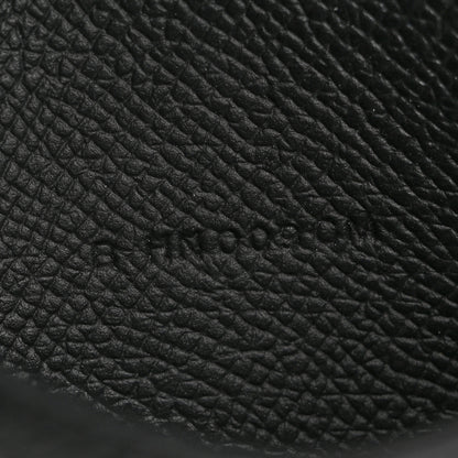 Hermes Epsom Bearn Compact Wallet Black 7 of 12