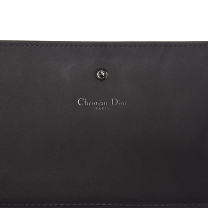 Christian Dior Ultra Matte Calfskin Studded Diorama Croisiere Chain Wallet Black 7 of 7