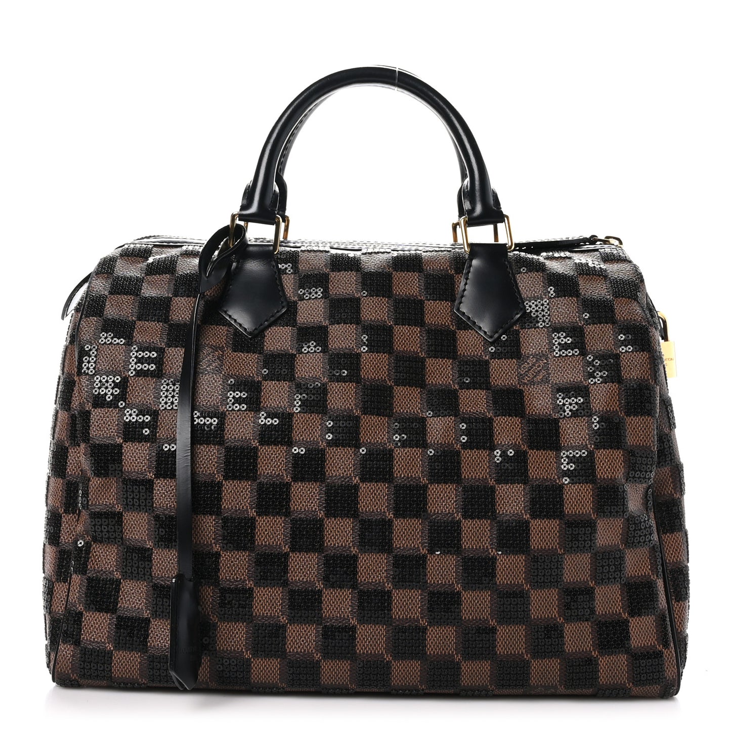 Damier Paillettes Speedy 30 Black
