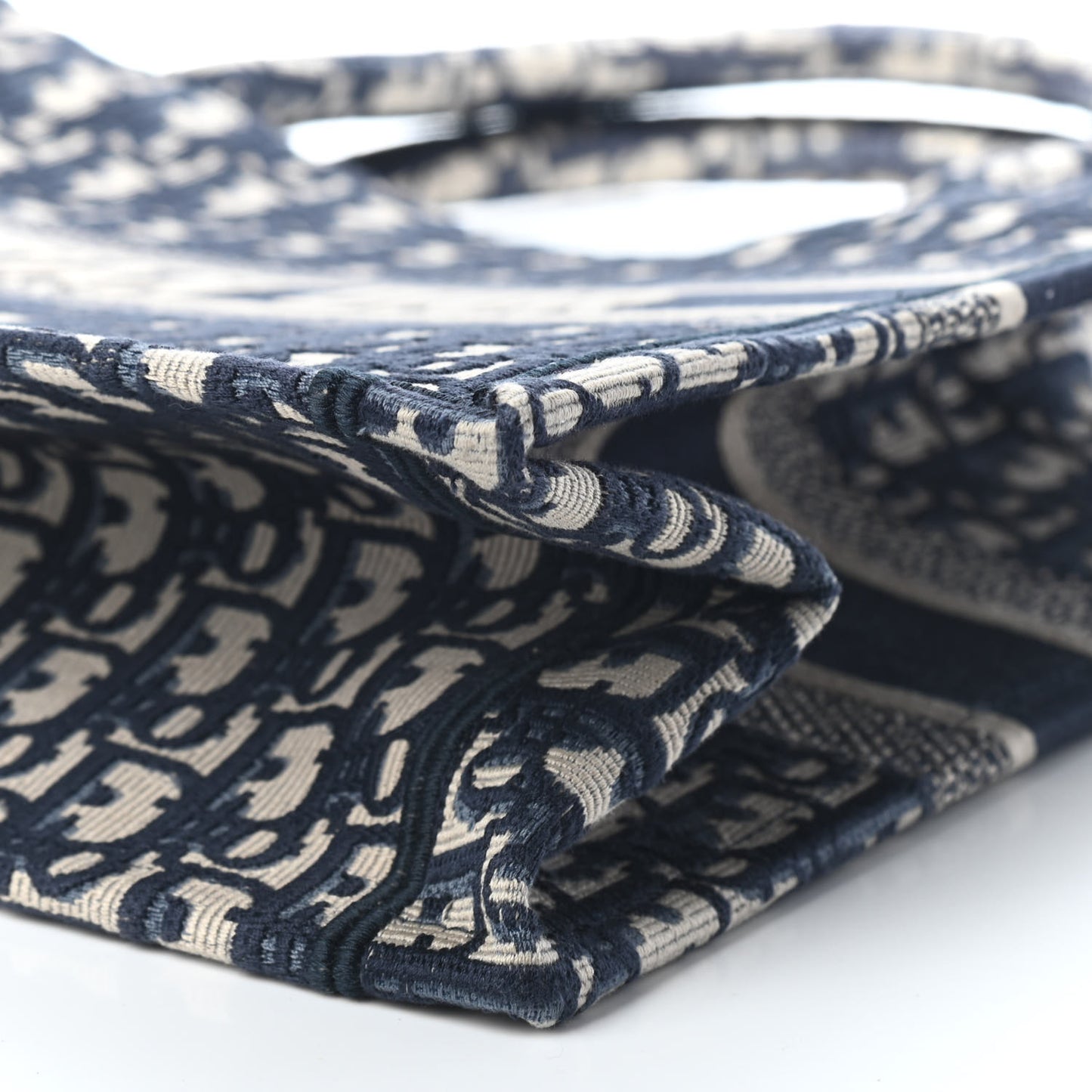 Oblique Medium Book Tote Blue Multicolor