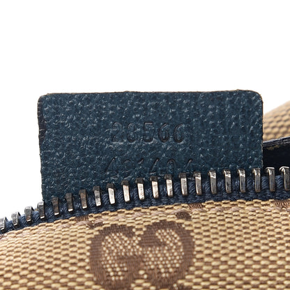 Gucci GG Monogram Web Double Pocket Belt Bag Blue 6 of 9