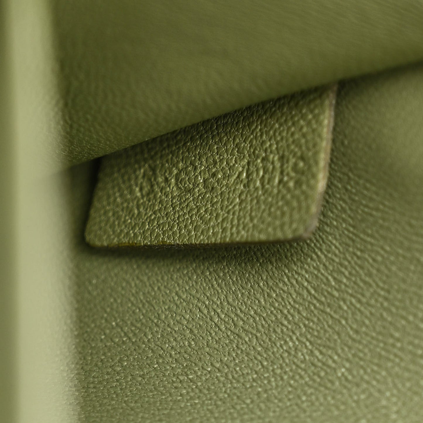 Shiny Calfskin Nano Triomphe Soft Khaki