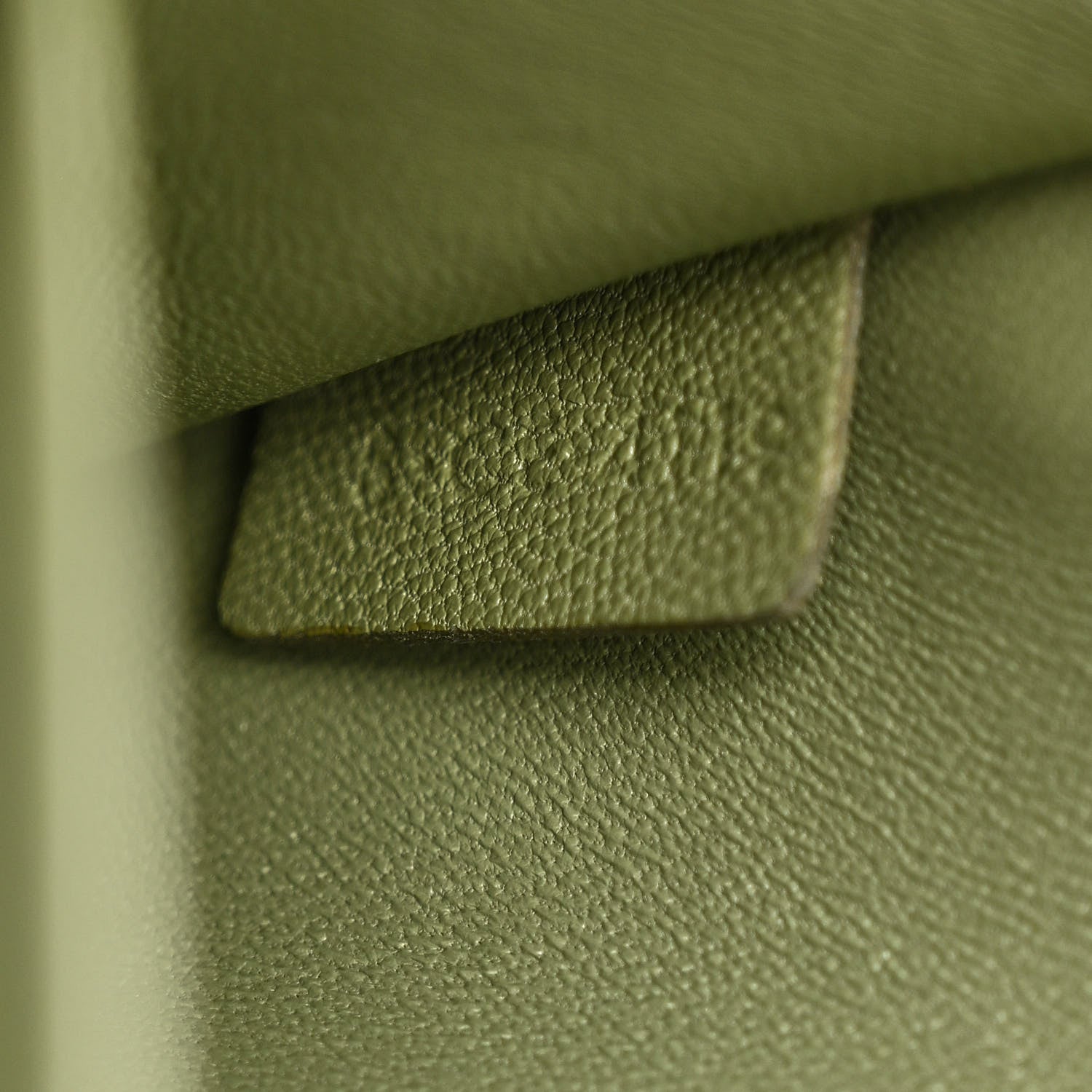 Celine Shiny Calfskin Nano Triomphe Soft Khaki 8 of 12