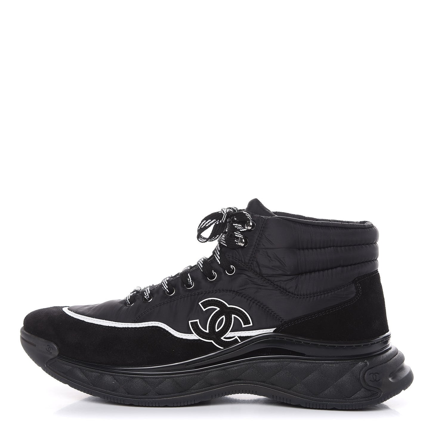 Fabric Suede Mens CC Sneakers 46 Black
