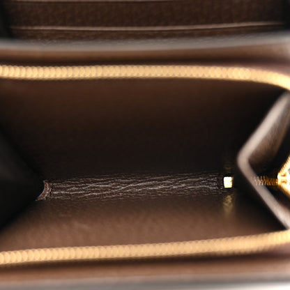 Gucci GG Supreme Monogram Textured Calfskin Web Ophidia Card Case Wallet Beige Ebony New Acero 6 of 7